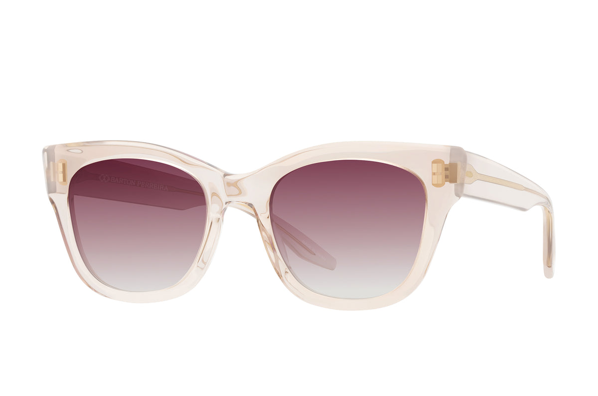 The Gibson in Hush with Mauve Gradient lenses